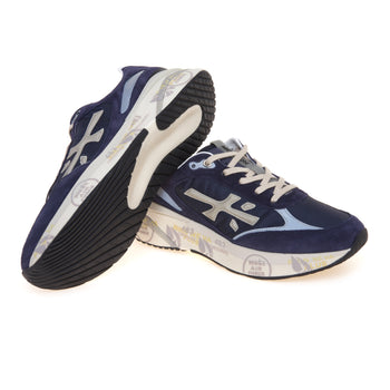 Sneaker Premiata MOERUN in camoscio e tessuto tecnico - 4