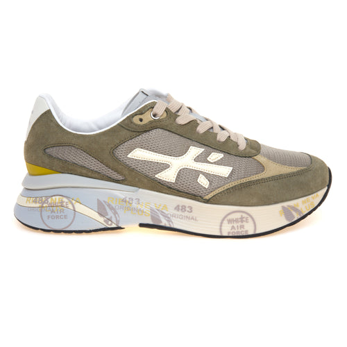 Sneaker Premiata MOERUN in in camoscio e tessuto tecnico