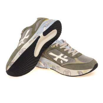 Sneaker Premiata MOERUN in in camoscio e tessuto tecnico - 4