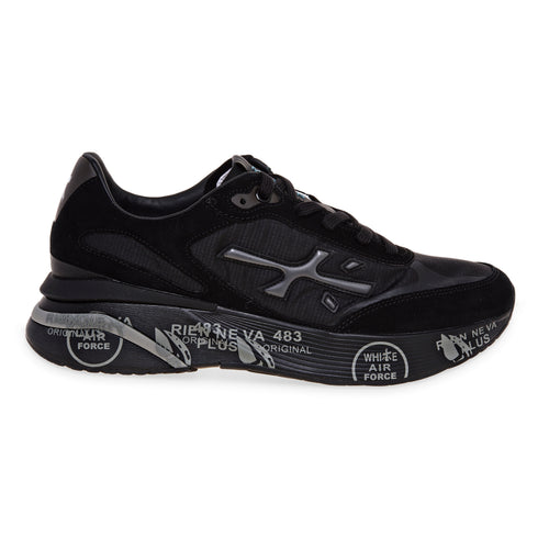 Sneaker Premiata Moerun in camoscio e tessuto