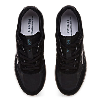 Sneaker Premiata Moerun in camoscio e tessuto - 5