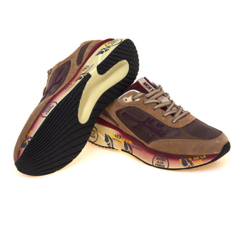 Sneaker Premiata Moerun in camoscio e tessuto - 4