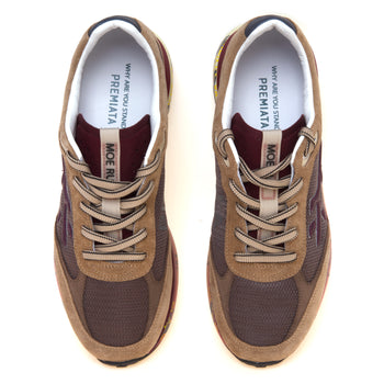 Sneaker Premiata Moerun in camoscio e tessuto - 5