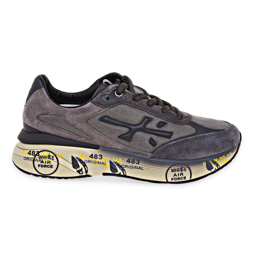 Sneaker Premiata Moerun in camoscio e tessuto
