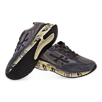 Sneaker Premiata Moerun in camoscio e tessuto - 4