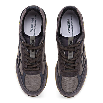 Sneaker Premiata Moerun in camoscio e tessuto - 5