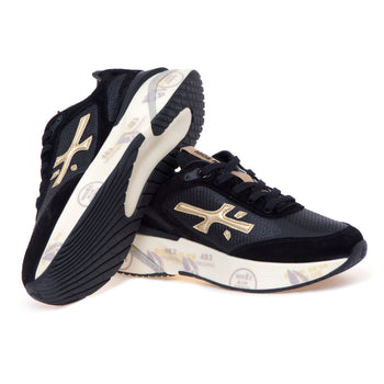 Sneaker Premiata MoeRun in camoscio e tessuto - 4