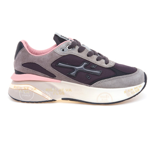 Sneaker Premiata Moe Run in camoscio e tessuto