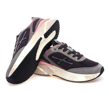 Sneaker Premiata Moe Run in camoscio e tessuto - 4