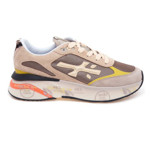 Sneaker Premiata Moe Run in camoscio e tessuto