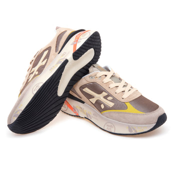 Sneaker Premiata Moe Run in camoscio e tessuto - 4