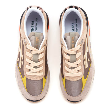 Sneaker Premiata Moe Run in camoscio e tessuto - 5