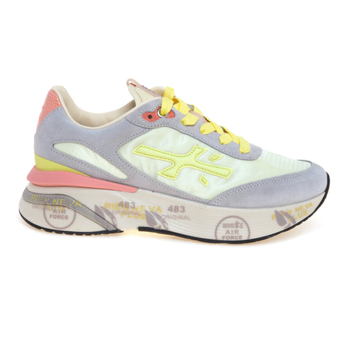 Sneaker MOERUN in camoscio e tessuto tecnico