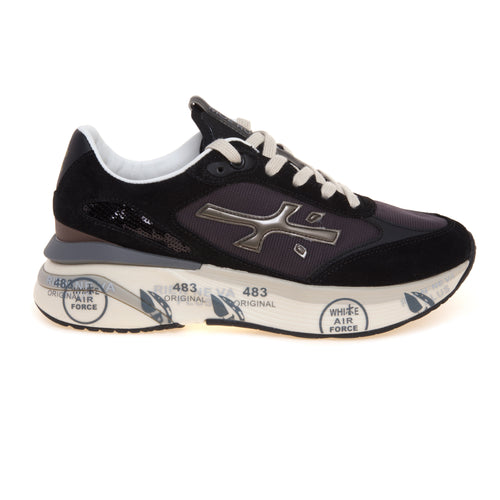 Sneaker MOERUN in camoscio e tessuto tecnico