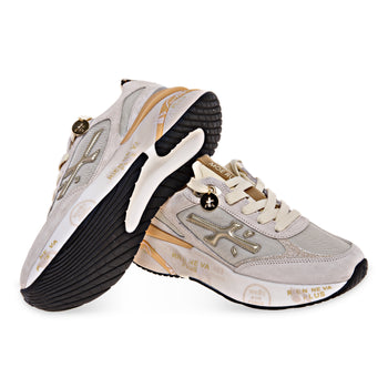 Sneaker Premiata Moerund in camoscio e tessuto - 4