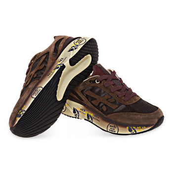 Sneaker Premiata Moerund in camoscio e tessuto - 4