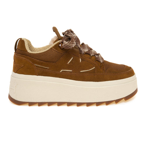 Sneaker Ash Movie in camoscio e tessuto con maxiplatform