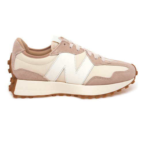 Sneaker New Balance 327 in pelle e camoscio  BIEGE