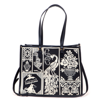 Borsa My Best Bag in tessuto jacquad con fantasia Willow - misura grande - 3