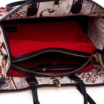 Borsa My Best Bag in tessuto jacquad con fantasia Willow - misura grande - 4