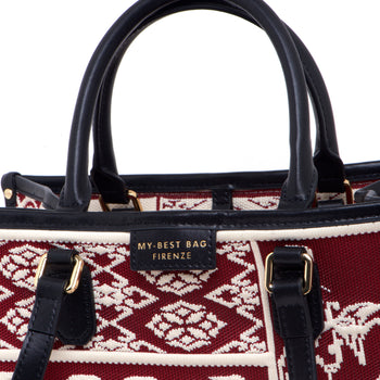 Borsa My Best Bag in tessuto jacquad con fantasia Willow - misura piccola - 5