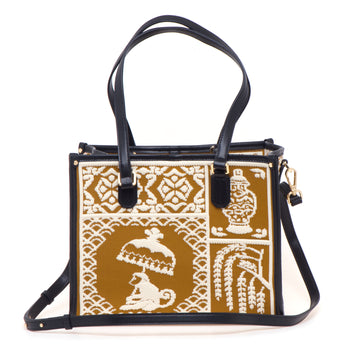 Borsa My Best Bag in tessuto jacquad con fantasia Willow - misura piccola - 3