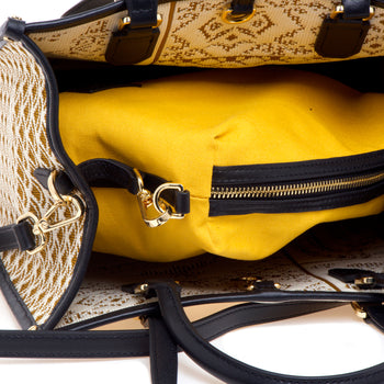 Borsa My Best Bag in tessuto jacquad con fantasia Willow - misura piccola - 5