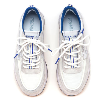 Sneaker Premiata Nous in camoscio e tessuto - 5