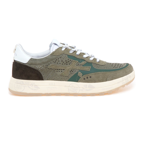Sneaker Premiata Nous in camoscio e tessuto