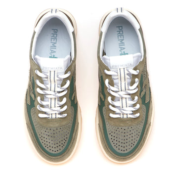 Sneaker Premiata Nous in camoscio e tessuto - 5