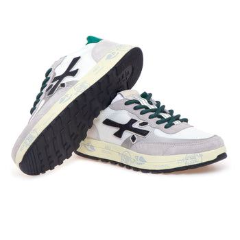 Sneaker Premiata Nous in camoscio e tessuto - 4