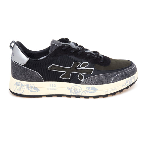 Sneaker Premiata Nous in camoscio e tessuto