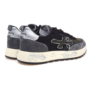 Sneaker Premiata Nous in camoscio e tessuto - 3