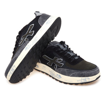 Sneaker Premiata Nous in camoscio e tessuto - 4