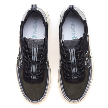 Sneaker Premiata Nous in camoscio e tessuto - 5