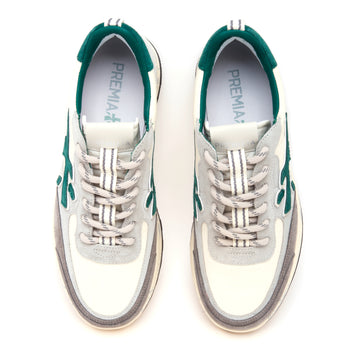 Sneaker Premiata Nous pelle martellata e camoscio - 5