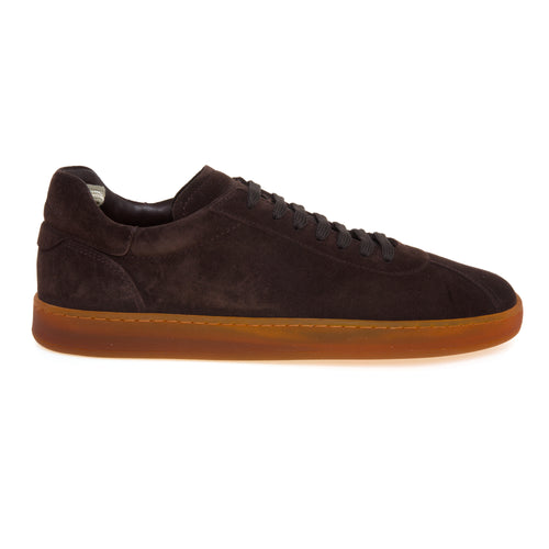Sneaker Officine Creative Halo in camoscio con suola in lattice naturale