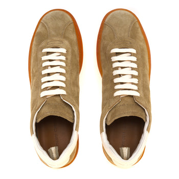Sneaker Officine Creative Halo in camoscio con suola in lattice naturale - 5