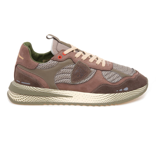 Sneaker Philippe Model Olimpique Running in pelle e tessuto
