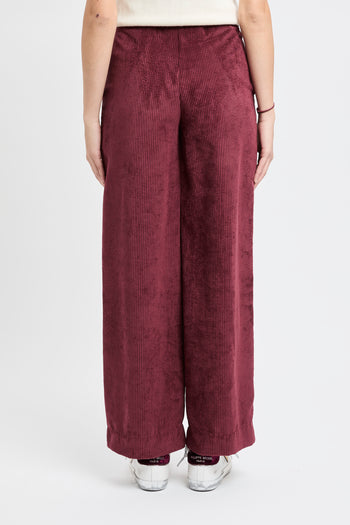 Pantalone a palazzo Dixie in velluto a costine - 5
