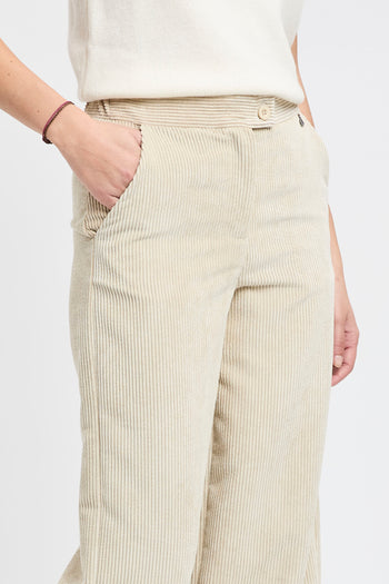 Pantalone a palazzo Dixie in velluto a costine - 5