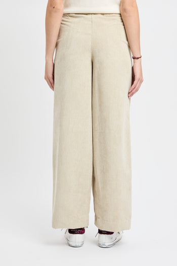 Pantalone a palazzo Dixie in velluto a costine - 6