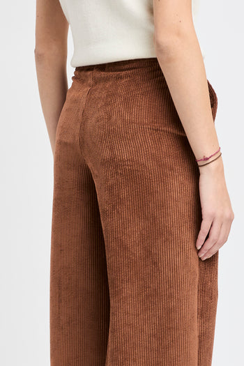Pantalone a palazzo Dixie in velluto a costine - 7