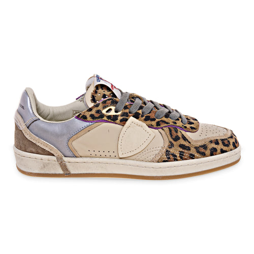 Sneaker Philippe Model Pgal in pelle e camoscio