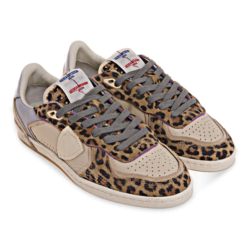 Sneaker Philippe Model Pgal in pelle e camoscio - 2