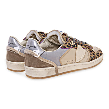 Sneaker Philippe Model Pgal in pelle e camoscio - 3