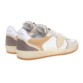 Sneaker basket Philippe Model Pgal in pelle con inserti in cracklè - 3