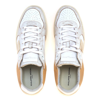 Sneaker basket Philippe Model Pgal in pelle con inserti in cracklè - 5