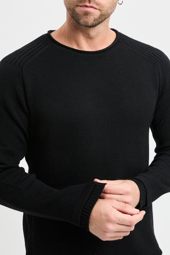 Maglia a girocollo Premiata in lana con logo ricamato - 5
