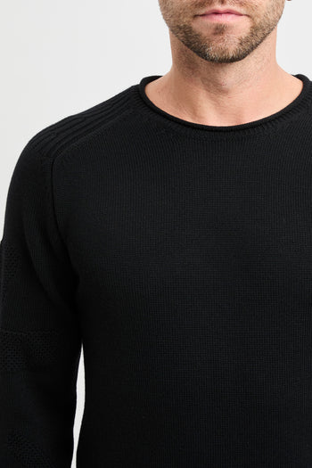 Maglia a girocollo Premiata in lana con logo ricamato - 6